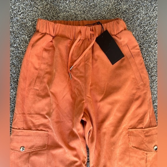 5/$25 Kendall + Kylie NWT suede cargo utility style jogger size XS - Picture 5 of 13